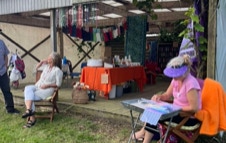 Utställning på Holi-Day-Festivalen 2024